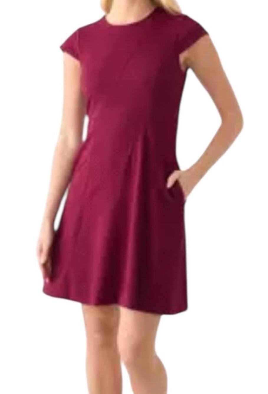 Vince Camuto dress shor sleeve crew neck knit size 10